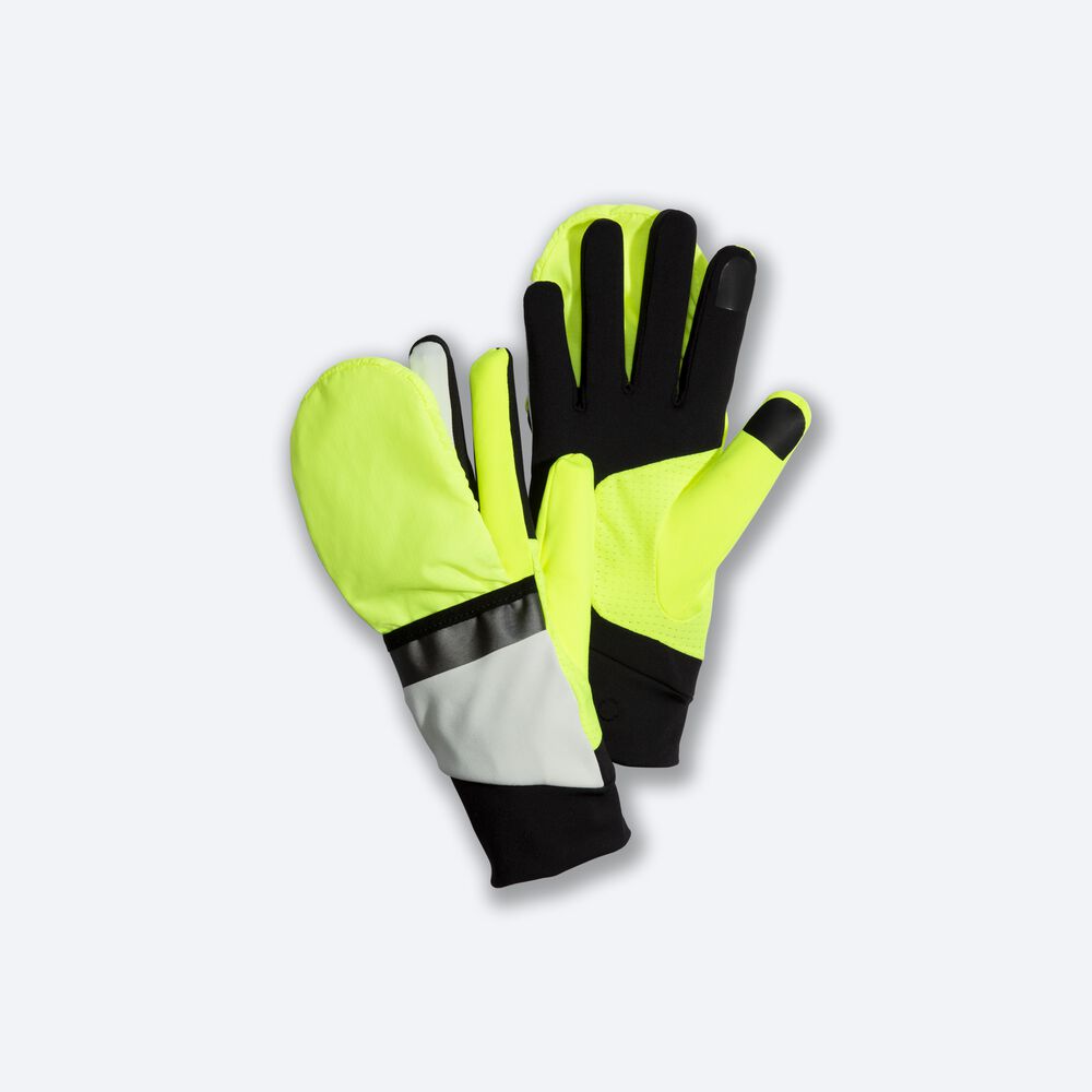 Guantes Brooks Draft Híbrido Mujer Gris/Negras | JGA215980