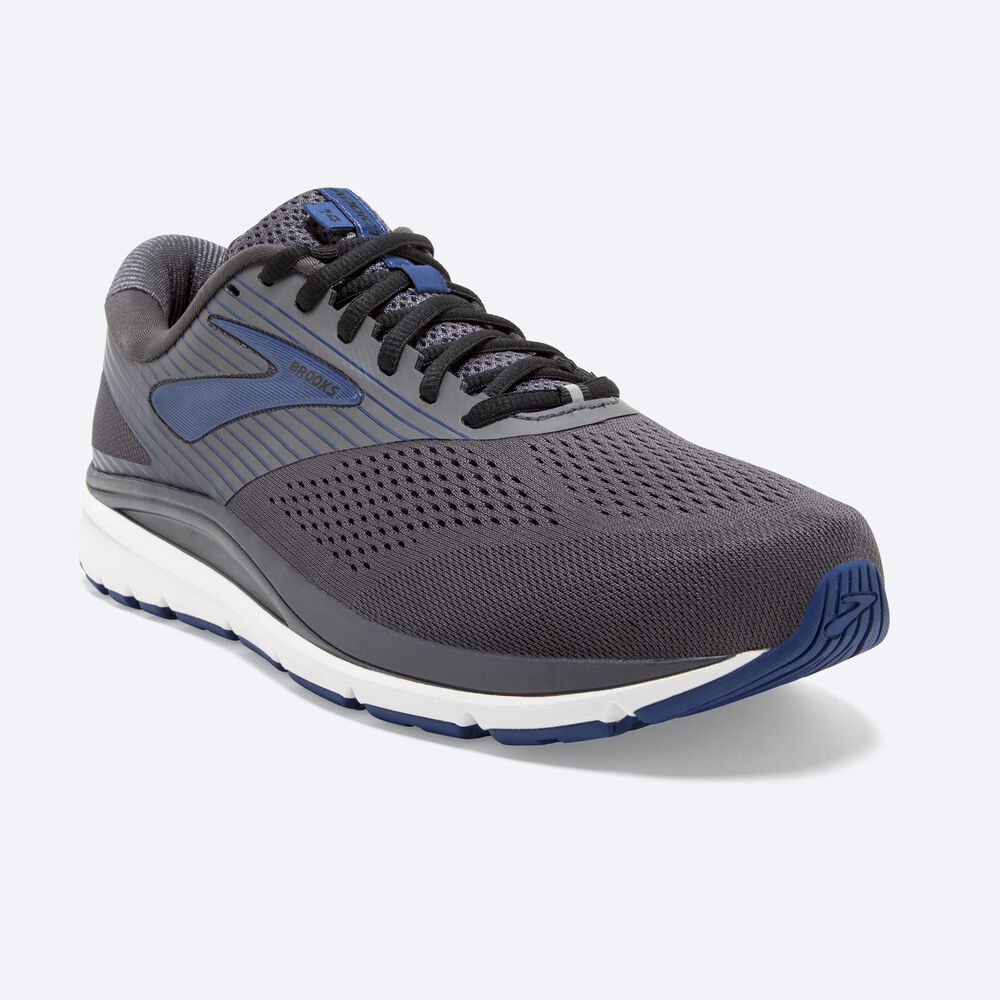 Zapatillas Running Brooks Addiction 14 Hombre Negras/Azules/Negras | PRT379520