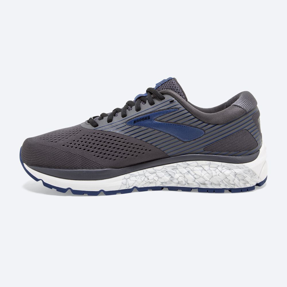 Zapatillas Running Brooks Addiction 14 Hombre Negras/Azules/Negras | PRT379520