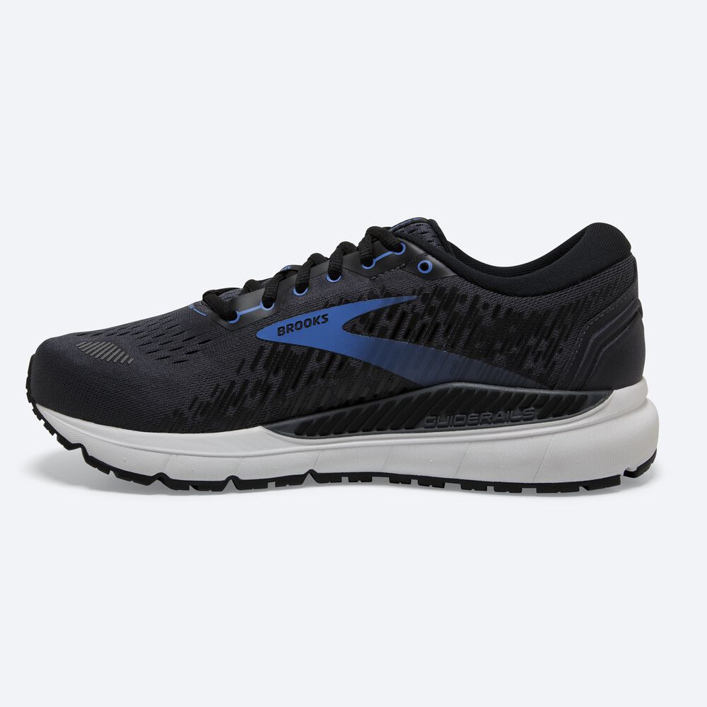 Zapatillas Running Brooks Addiction GTS 15 Hombre Negras/Azules | LVS962105