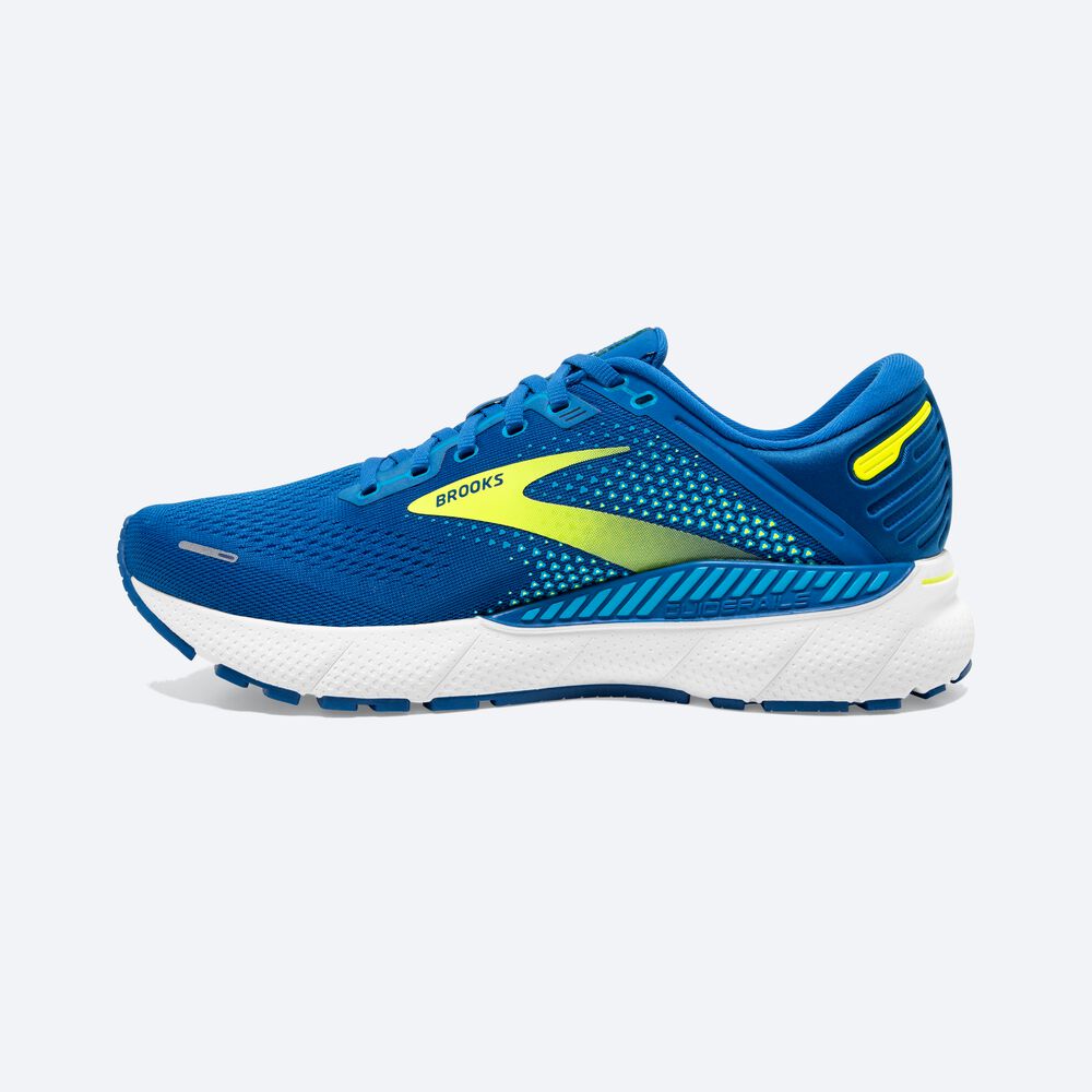 Zapatillas Running Brooks Adrenaline GTS 22 Hombre Azules/Blancas | ABY715384