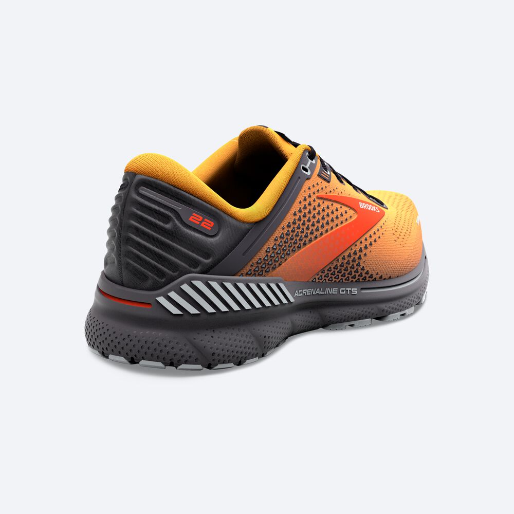 Zapatillas Running Brooks Adrenaline GTS 22 Hombre Naranjas | AEY847562