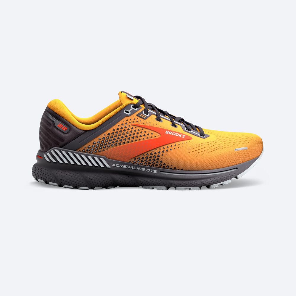 Zapatillas Running Brooks Adrenaline GTS 22 Hombre Naranjas | AEY847562