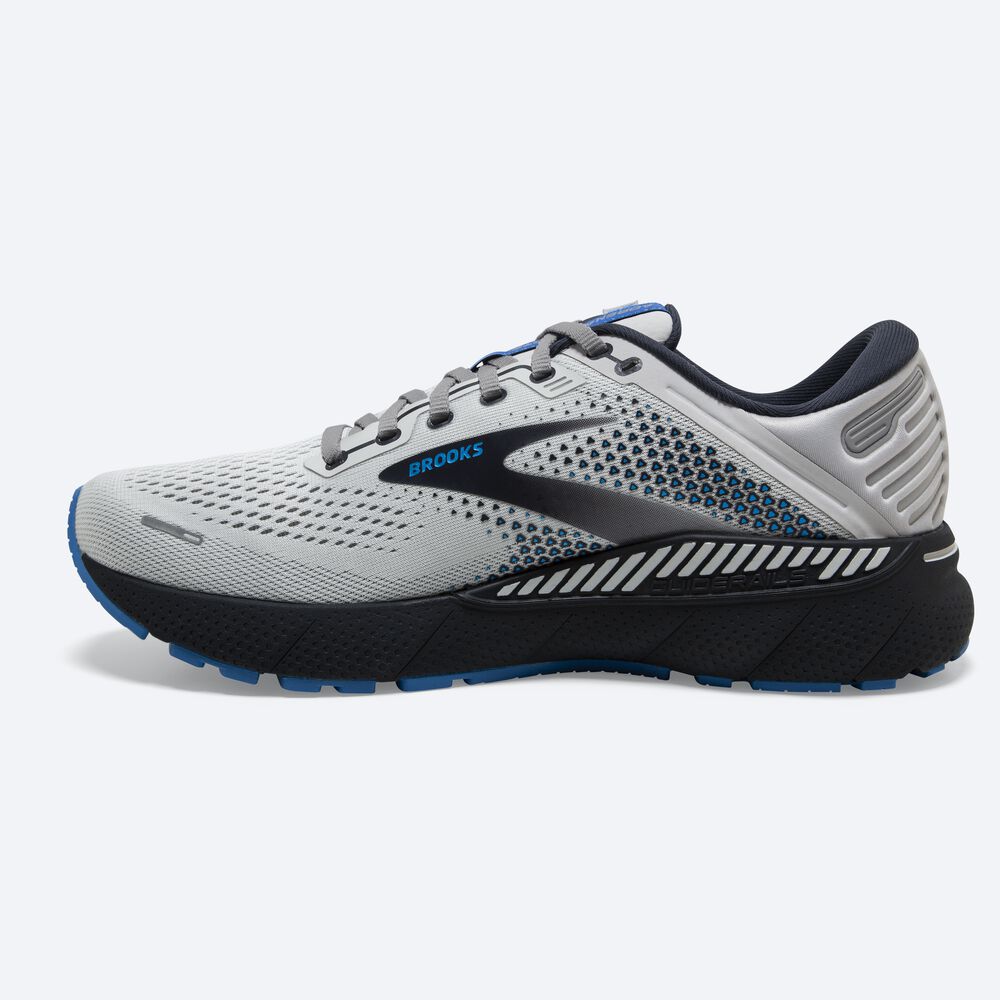 Zapatillas Running Brooks Adrenaline GTS 22 Hombre Gris/Azules | BEA509381