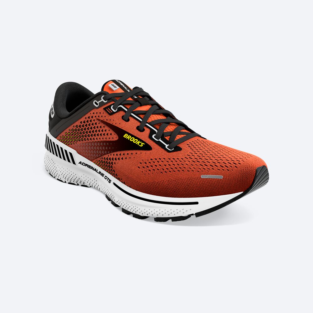 Zapatillas Running Brooks Adrenaline GTS 22 Hombre Naranjas/Negras/Blancas | CUB591723