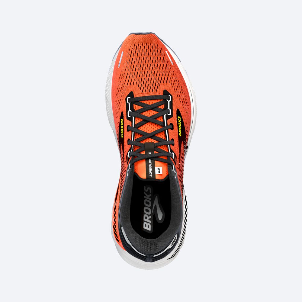 Zapatillas Running Brooks Adrenaline GTS 22 Hombre Naranjas/Negras/Blancas | CUB591723