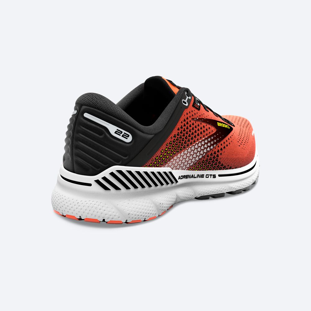 Zapatillas Running Brooks Adrenaline GTS 22 Hombre Naranjas/Negras/Blancas | CUB591723