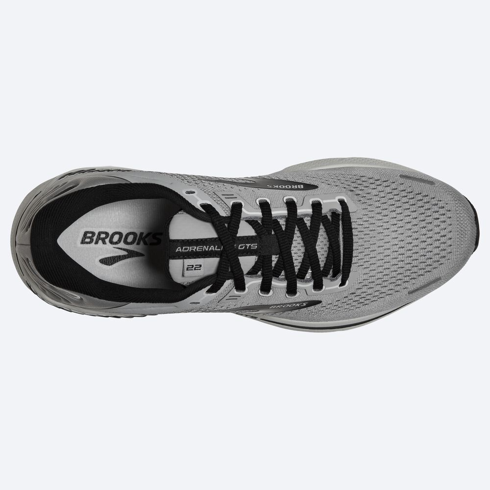 Zapatillas Running Brooks Adrenaline GTS 22 Hombre Gris/Negras | HWK495836