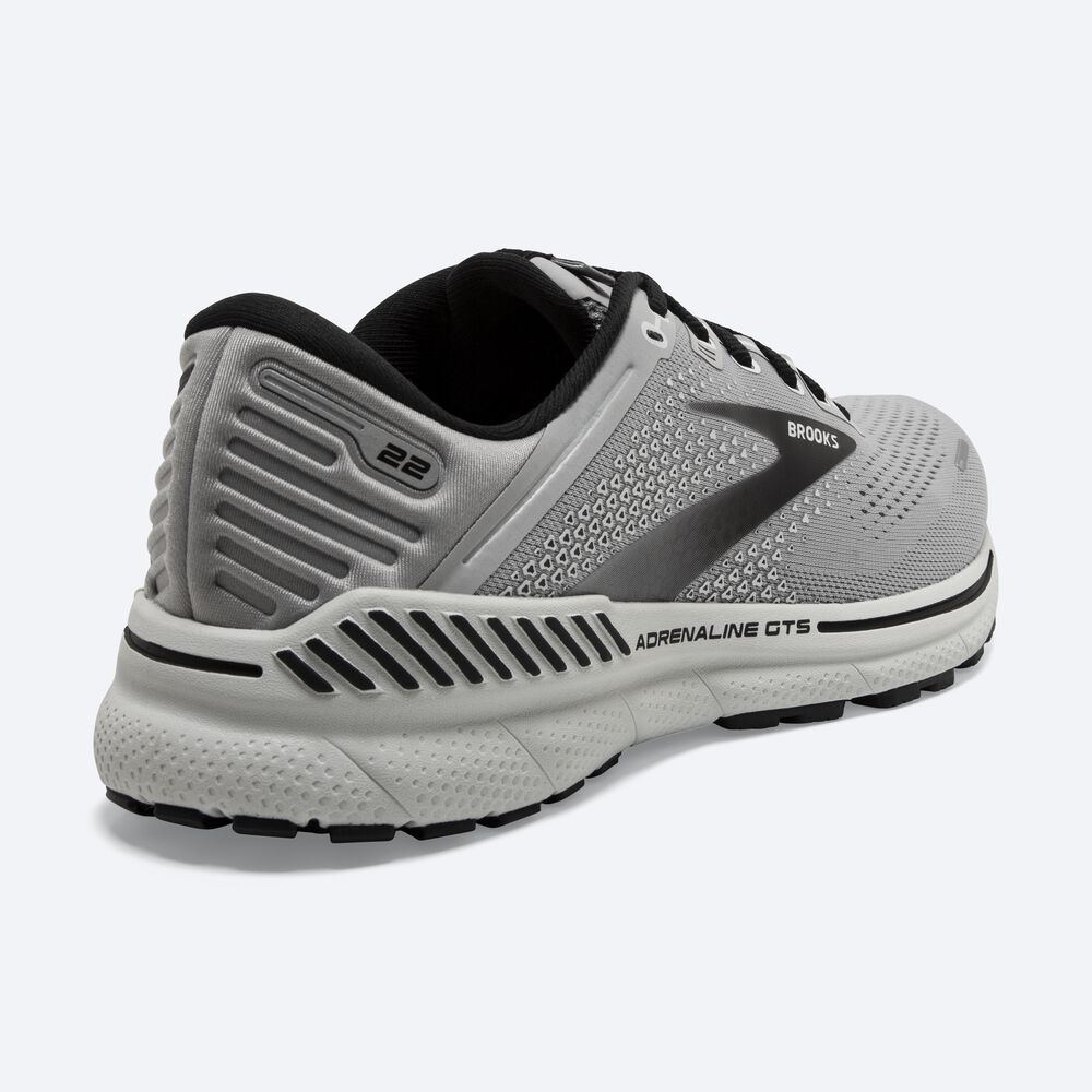 Zapatillas Running Brooks Adrenaline GTS 22 Hombre Gris/Negras | HWK495836