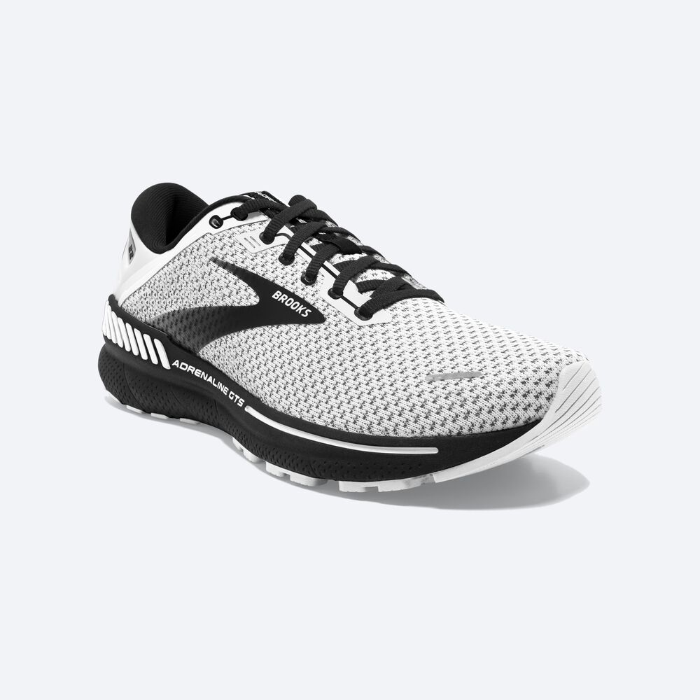 Zapatillas Running Brooks Adrenaline GTS 22 Hombre Blancas/Gris/Negras | UVH863792