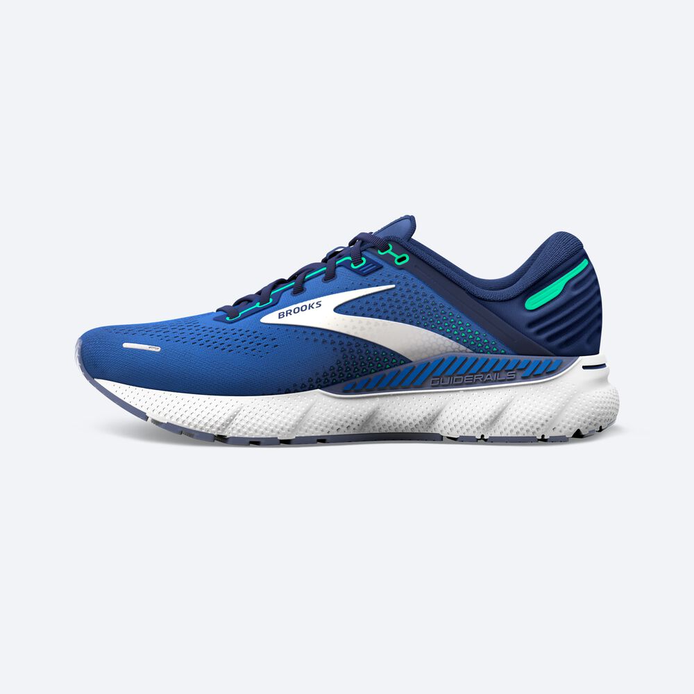 Zapatillas Running Brooks Adrenaline GTS 22 Hombre Azules/Verde | UXZ235187