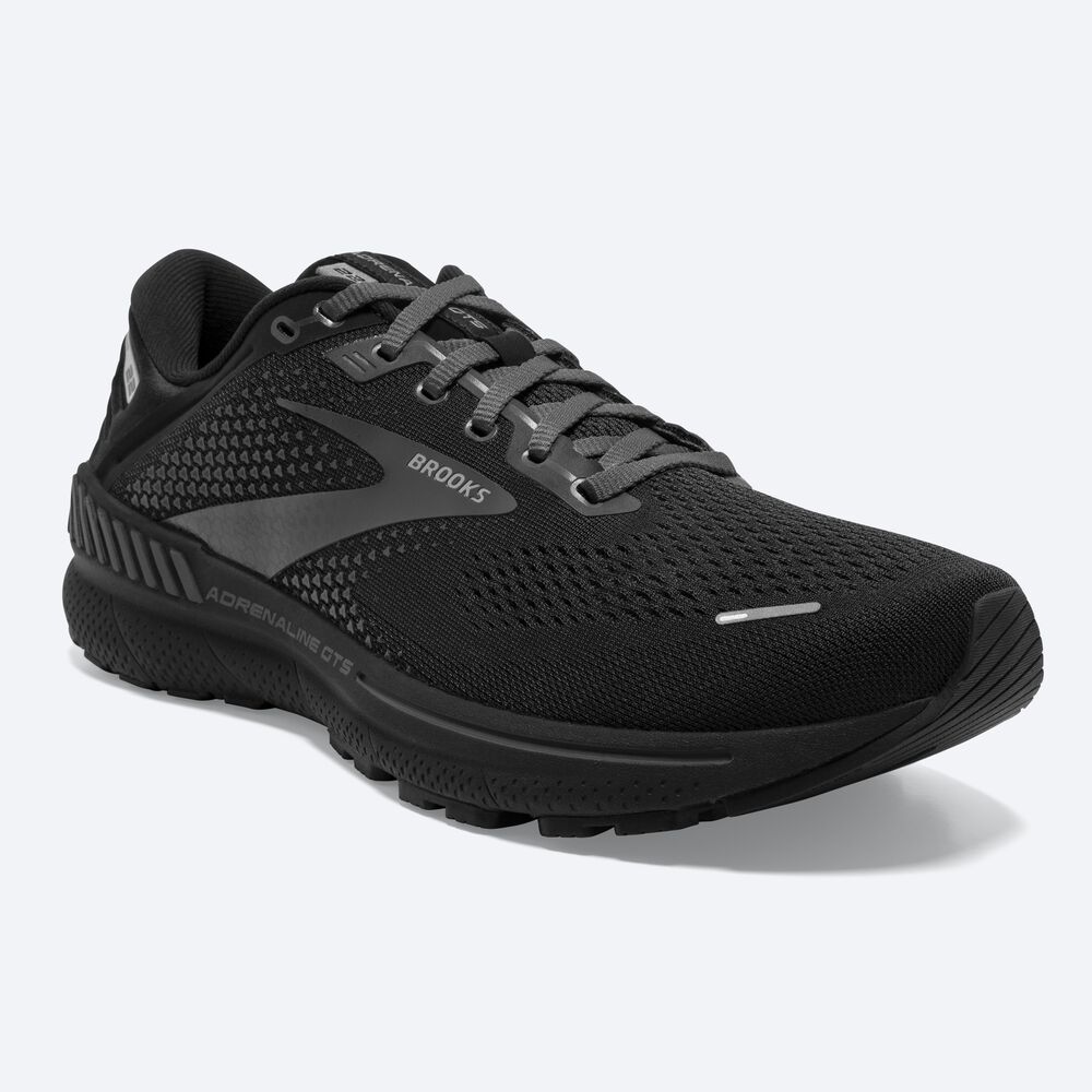 Zapatillas Running Brooks Adrenaline GTS 22 Hombre Negras | ZCH812354