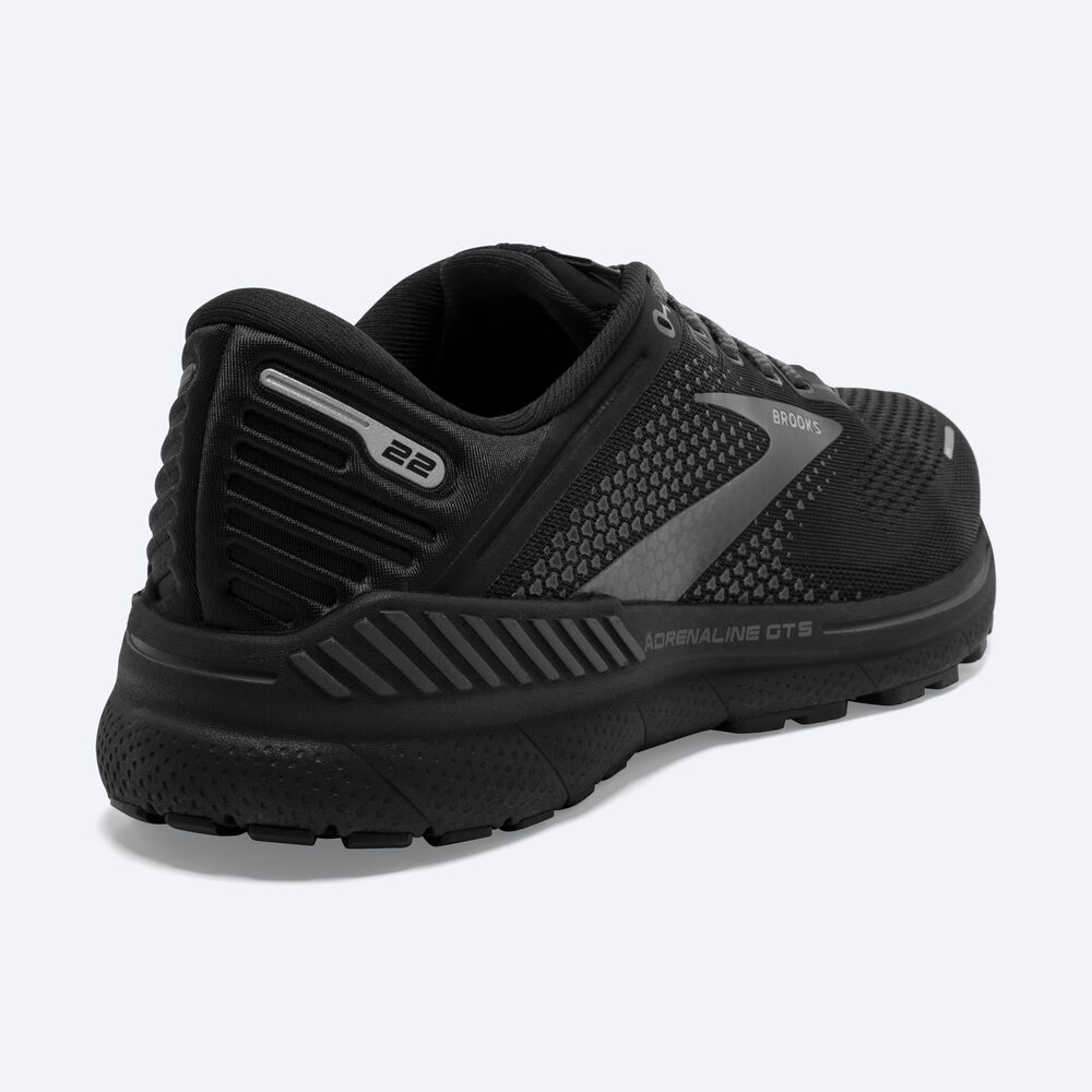 Zapatillas Running Brooks Adrenaline GTS 22 Hombre Negras | ZCH812354