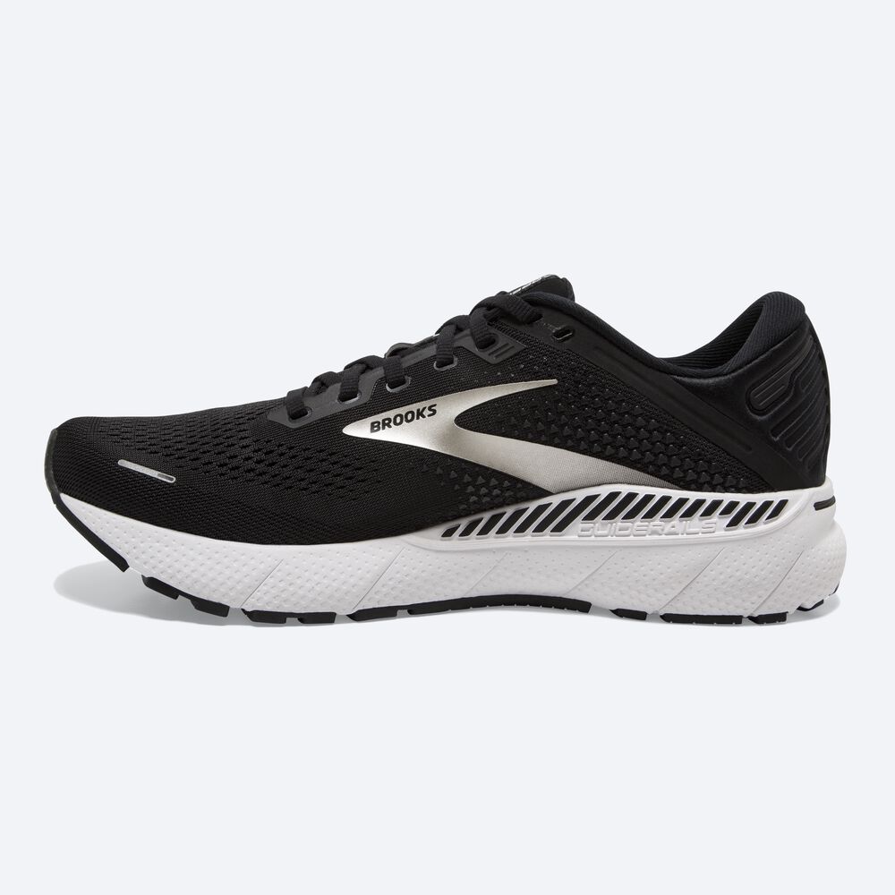 Zapatillas Running Brooks Adrenaline GTS 22 Hombre Negras/Plateadas/Gris Oscuro | ZJQ089362