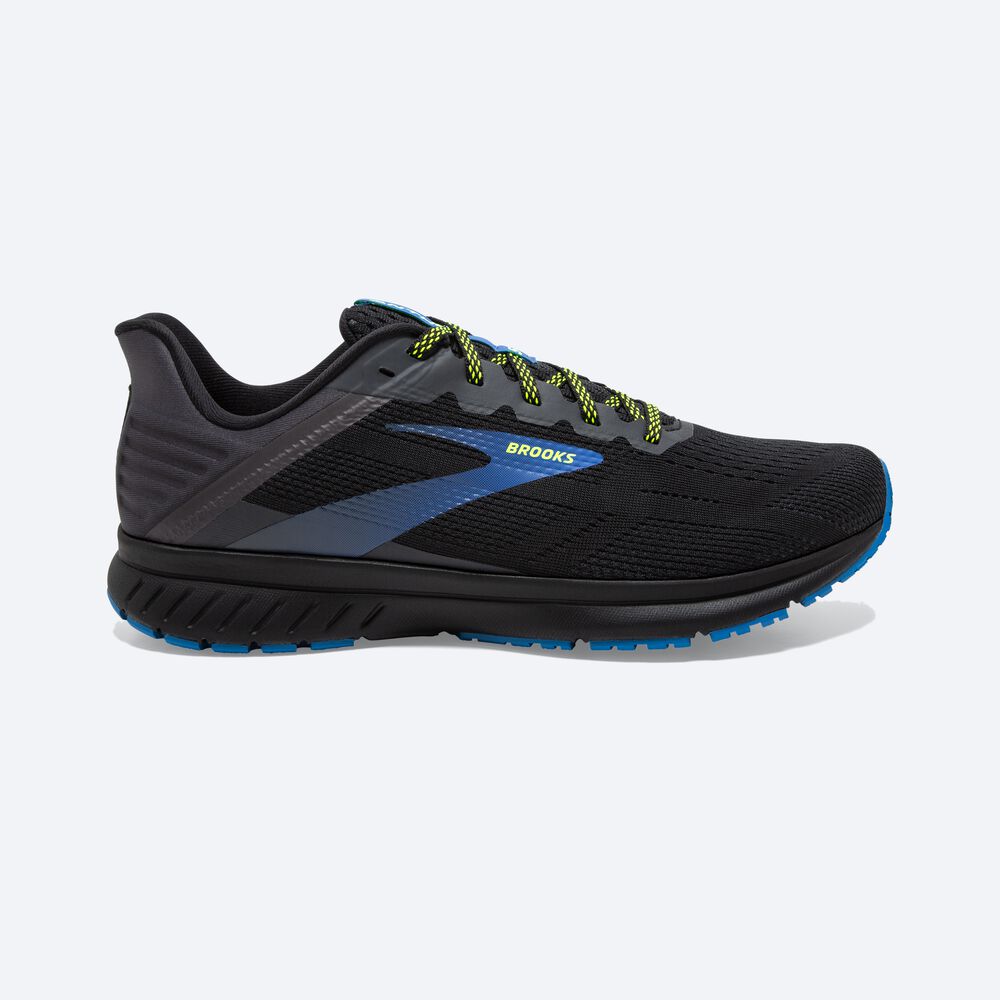 Zapatillas Running Brooks Anthem 5 Hombre Negras/Azules | LVY174360