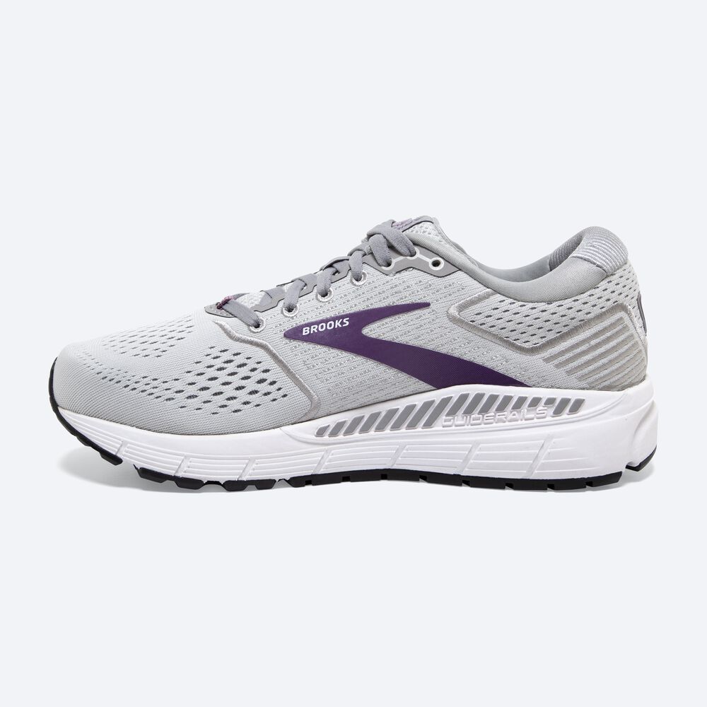 Zapatillas Running Brooks Ariel '20 Mujer Gris/Moradas | JVH704295