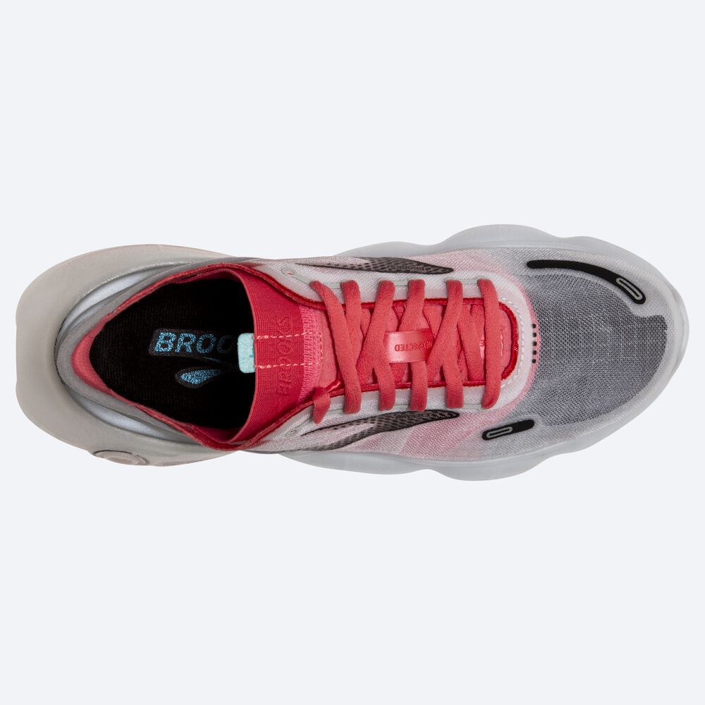 Zapatillas Running Brooks Aurora-BL Mujer Gris/Coral/Negras | UQS360287