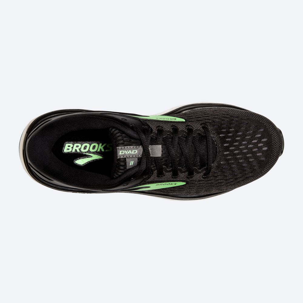 Zapatillas Running Brooks Dyad 11 Mujer Negras/Verde | ZHF634702