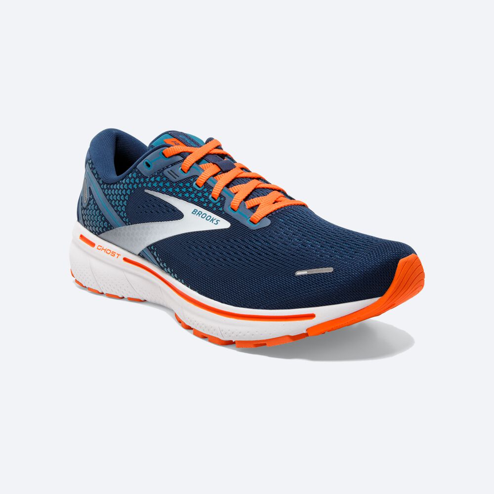 Zapatillas Running Brooks Ghost 14 Hombre Marrones/Turquesa | DZL620739