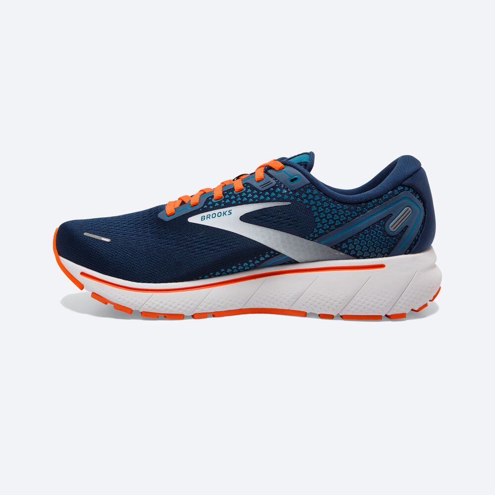 Zapatillas Running Brooks Ghost 14 Hombre Marrones/Turquesa | DZL620739