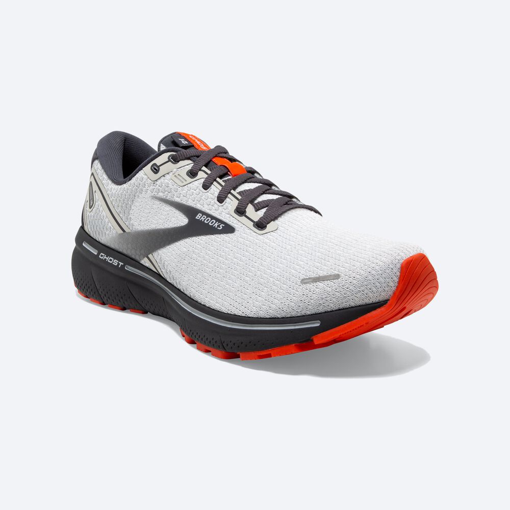 Zapatillas Running Brooks Ghost 14 Hombre Gris/Rosas | QNS238194