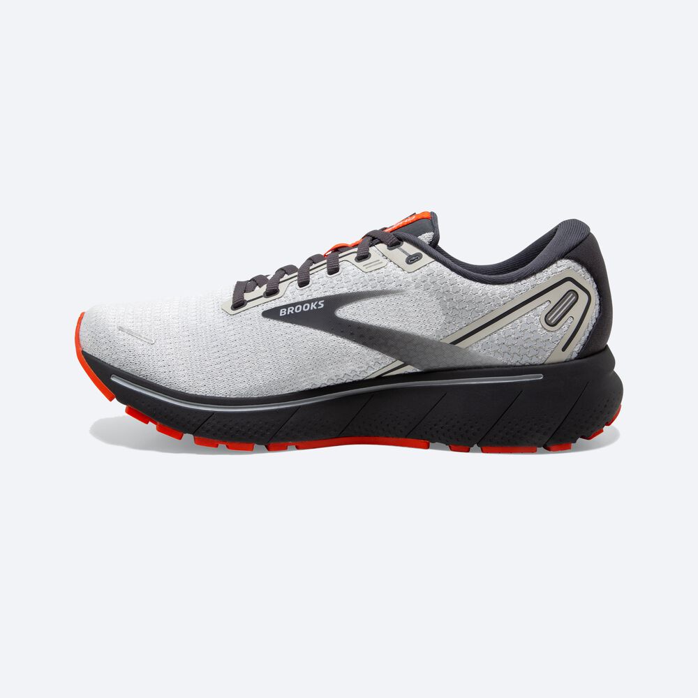 Zapatillas Running Brooks Ghost 14 Hombre Gris/Rosas | QNS238194