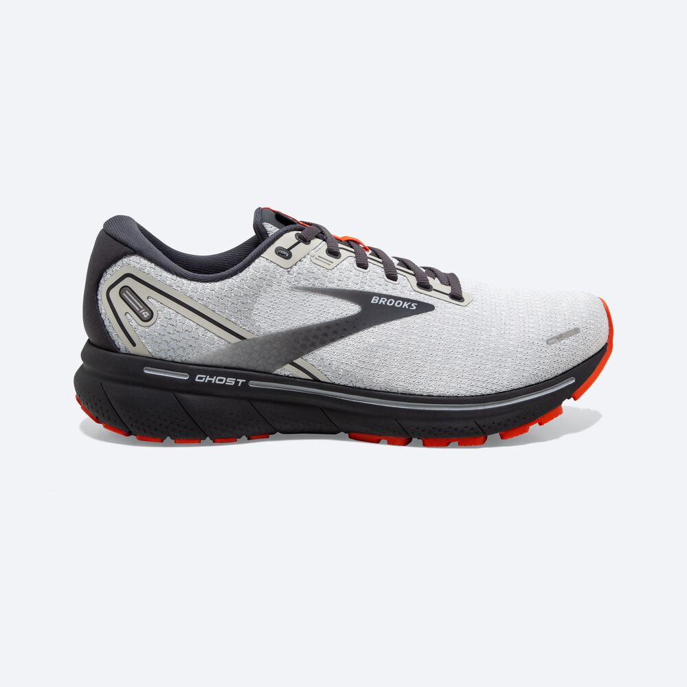 Zapatillas Running Brooks Ghost 14 Hombre Gris/Rosas | QNS238194