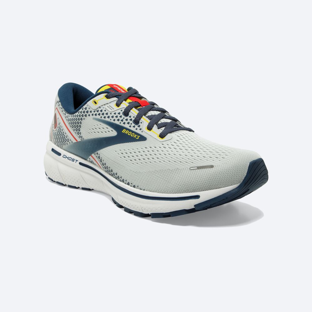 Zapatillas Running Brooks Ghost 14 Hombre Gris/Marrones | VBO326789