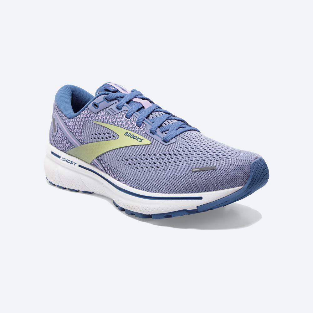 Zapatillas Running Brooks Ghost 14 Mujer Moradas/Verde Claro | FIK316895