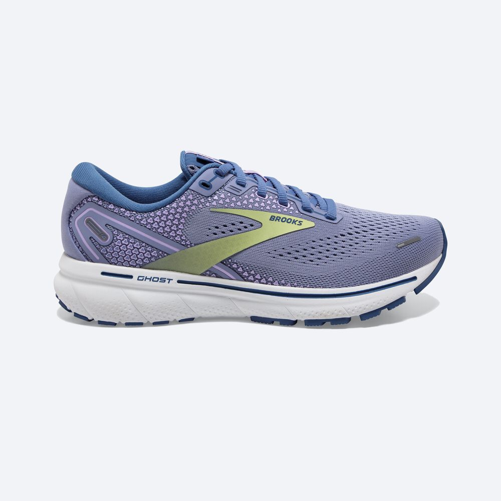 Zapatillas Running Brooks Ghost 14 Mujer Moradas/Verde Claro | FIK316895