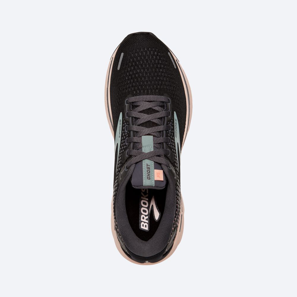 Zapatillas Running Brooks Ghost 14 Mujer Negras | KAJ640158