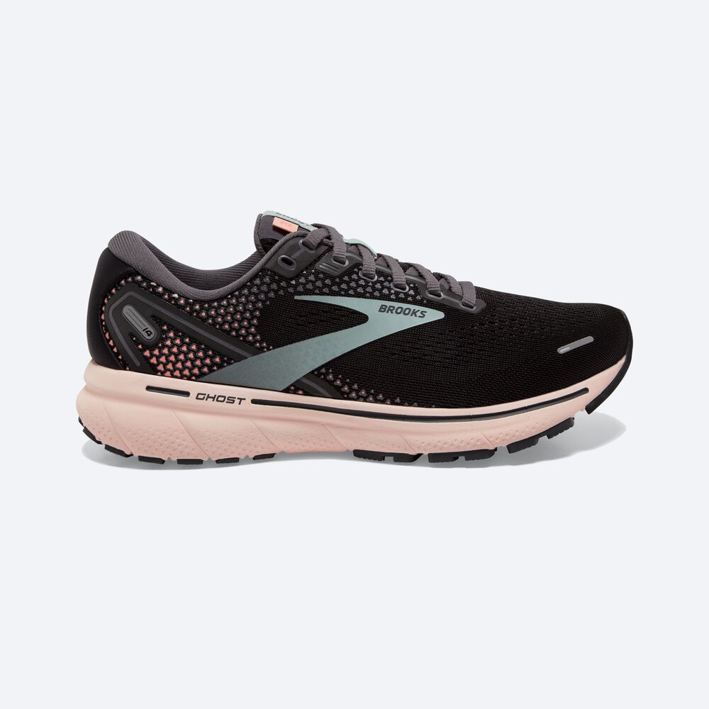 Zapatillas Running Brooks Ghost 14 Mujer Negras | KAJ640158