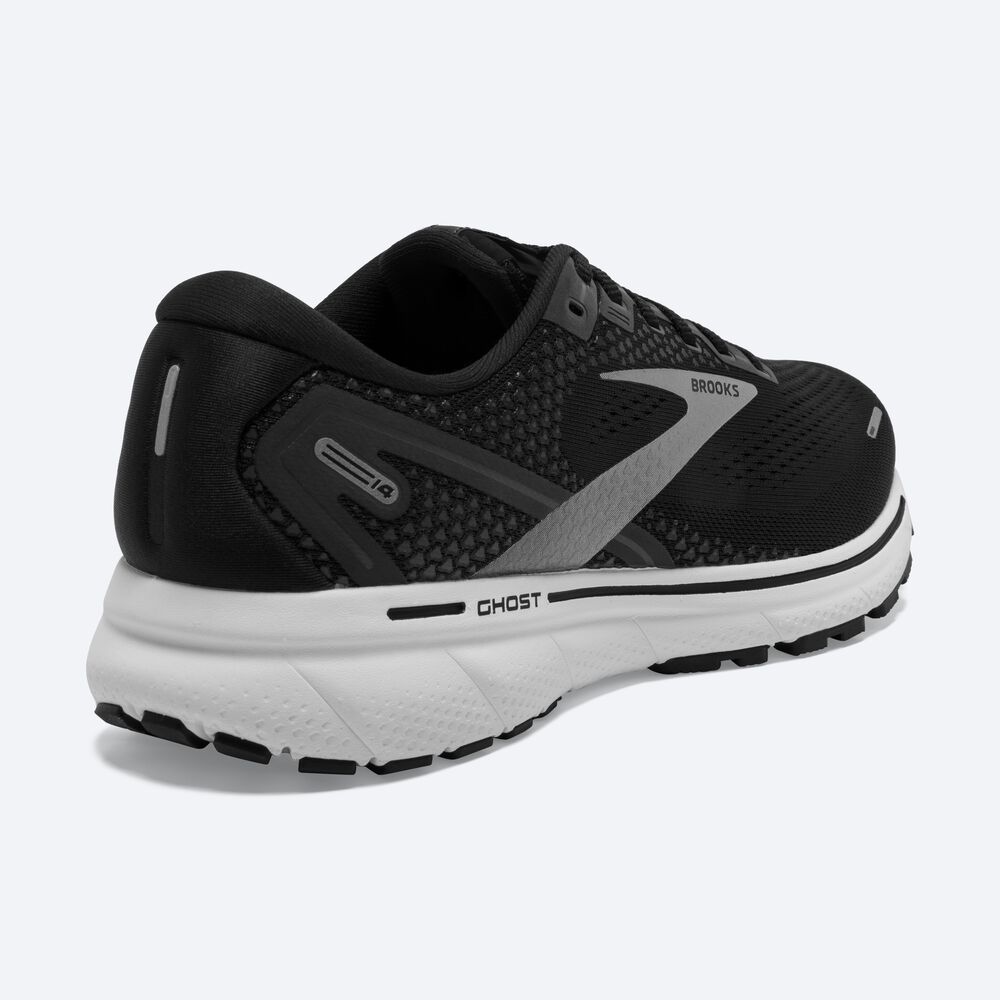 Zapatillas Running Brooks Ghost 14 Mujer Negras/Blancas/Plateadas | PWY308547