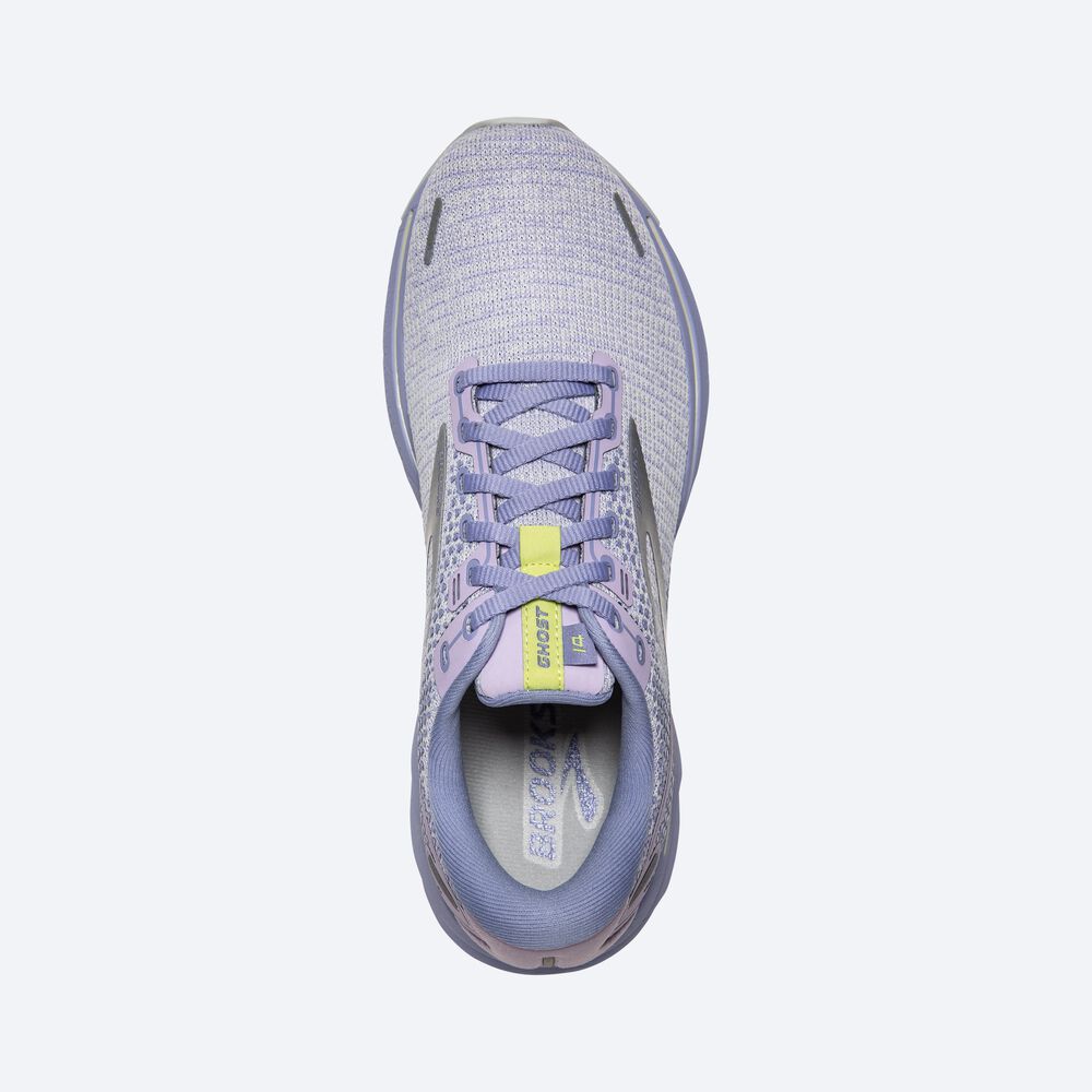 Zapatillas Running Brooks Ghost 14 Mujer Moradas/Verde Claro | UYN164785