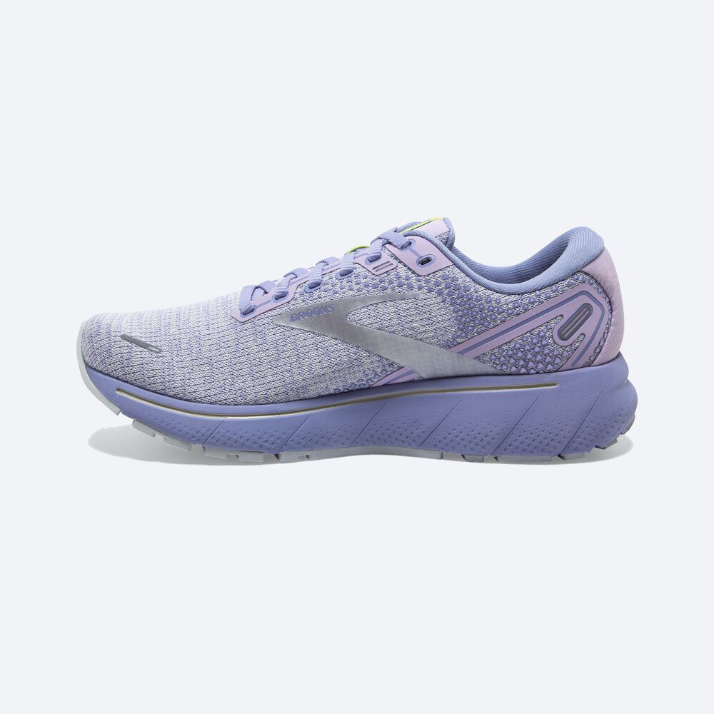 Zapatillas Running Brooks Ghost 14 Mujer Moradas/Verde Claro | UYN164785