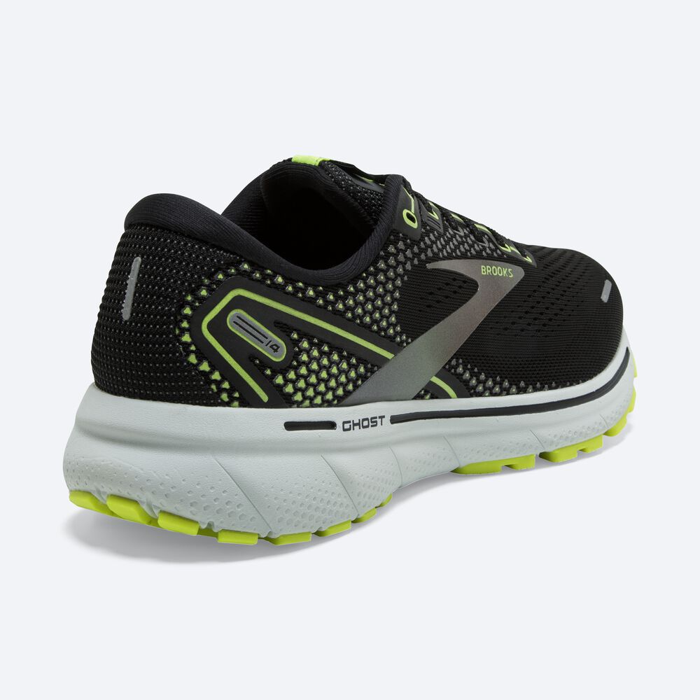 Zapatillas Running Brooks Ghost 14 Mujer Negras/Azules | YIN052163