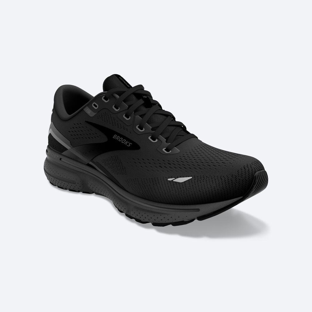 Zapatillas Running Brooks Ghost 15 Hombre Negras | FOC615297