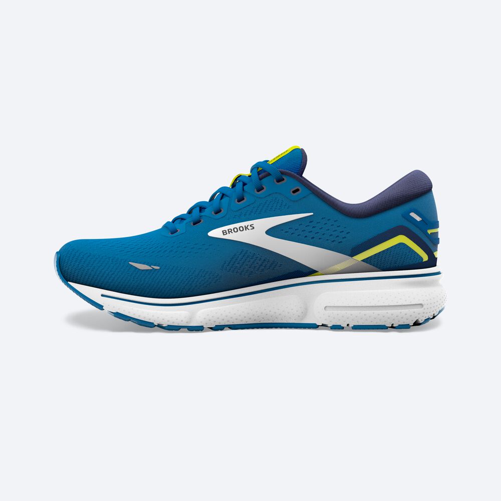 Zapatillas Running Brooks Ghost 15 Hombre Azules/Blancas | ICD104567