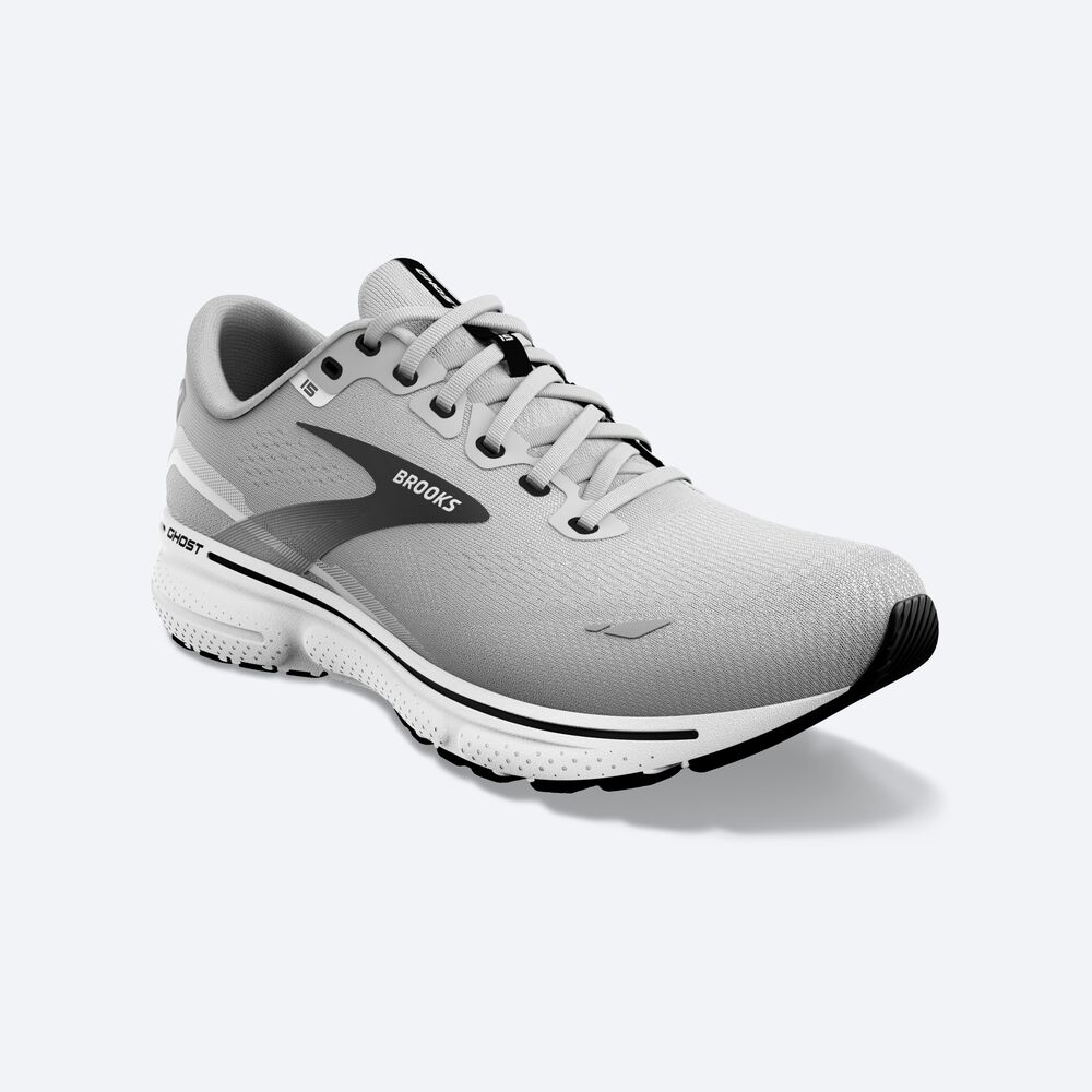 Zapatillas Running Brooks Ghost 15 Hombre Gris/Negras | JXL027165