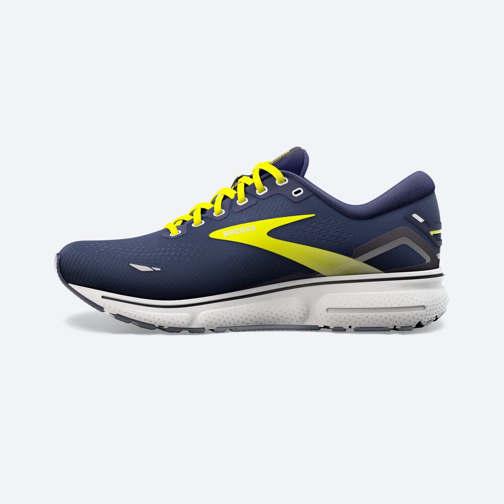 Zapatillas Running Brooks Ghost 15 Hombre Azul Marino/Gris | RNG867392