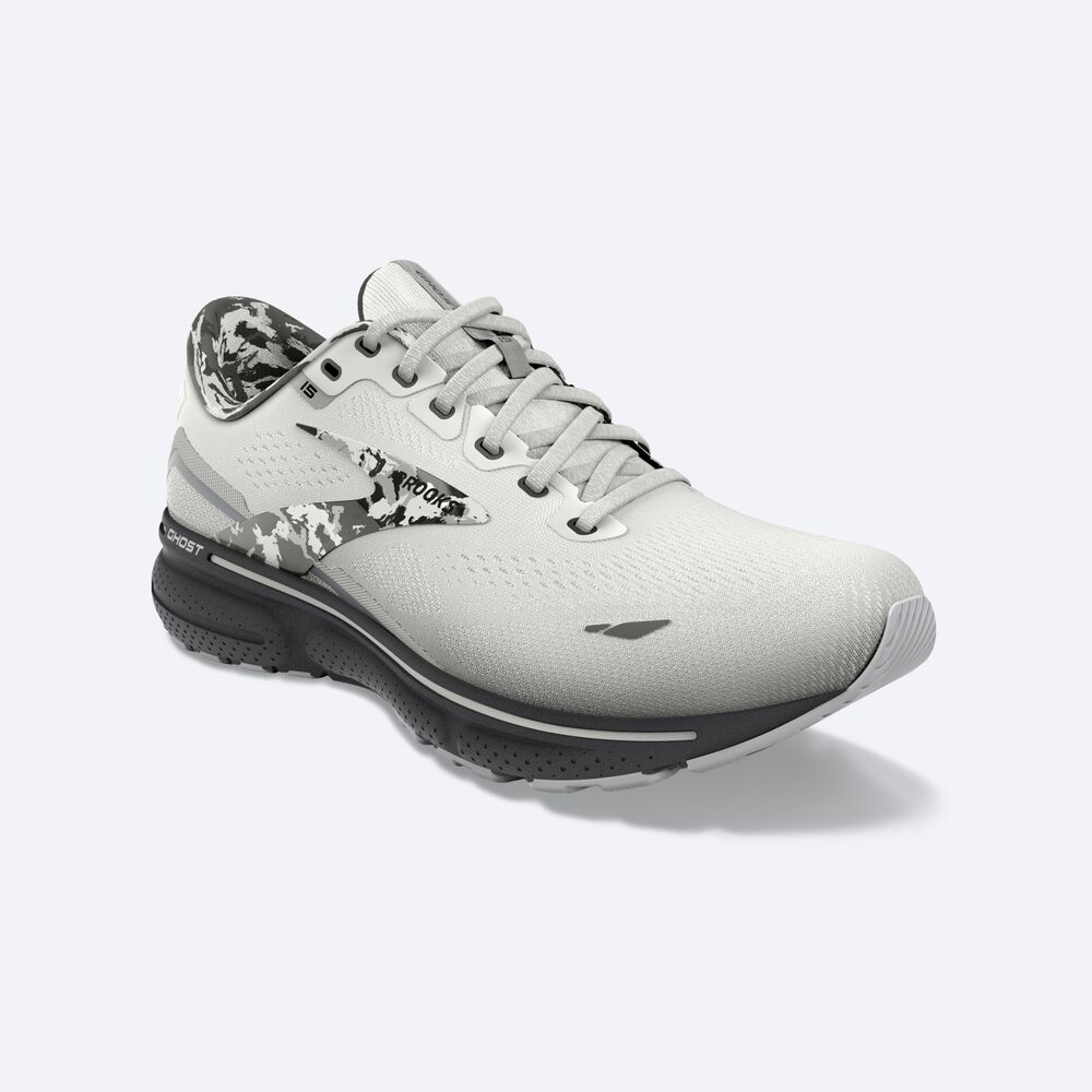 Zapatillas Running Brooks Ghost 15 Hombre Blancas | WNS632158