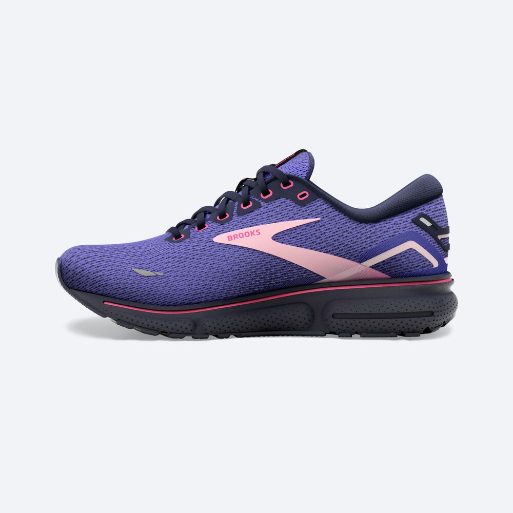 Zapatillas Running Brooks Ghost 15 Mujer Azules/Azul Marino/Rosas | FXR596432