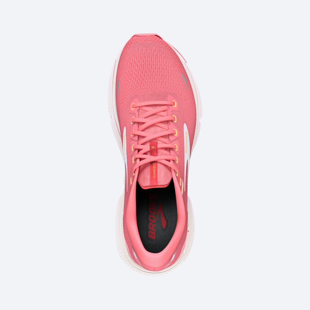 Zapatillas Running Brooks Ghost 15 Mujer Rosas/Coral/Blancas | SCL413965