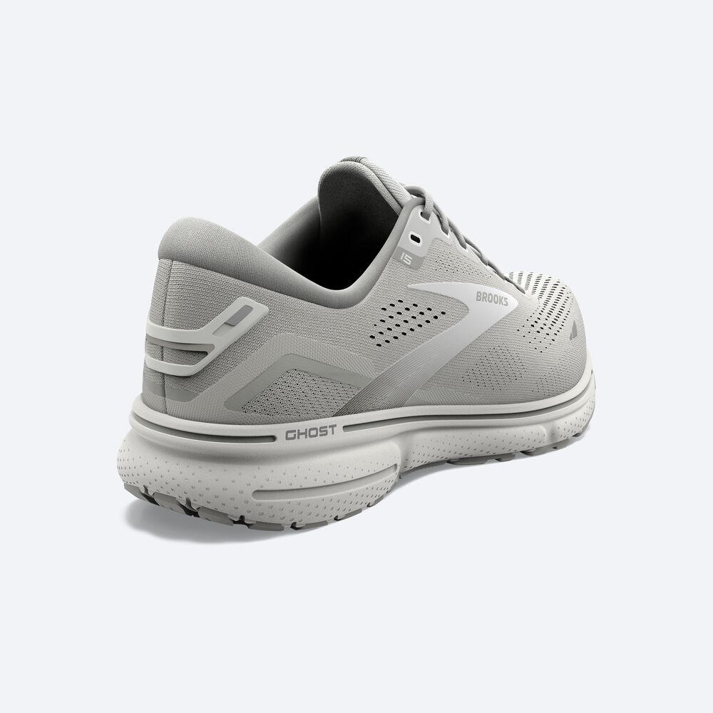 Zapatillas Running Brooks Ghost 15 Mujer Gris/Blancas | WFI480196