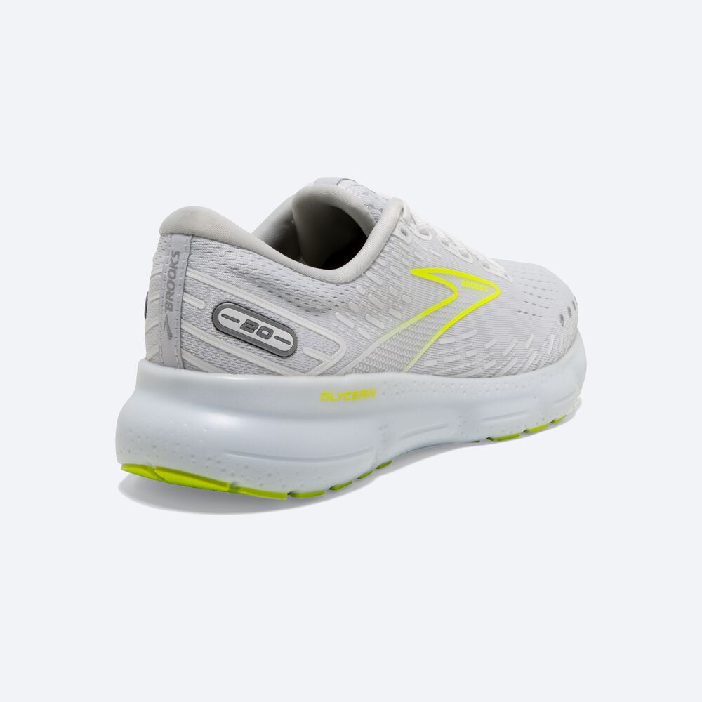 Zapatillas Running Brooks Glycerin 20 Hombre Blancas | HSV390185