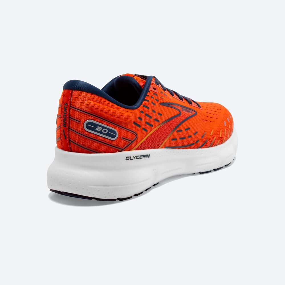 Zapatillas Running Brooks Glycerin 20 Hombre Naranjas/Marrones | JQN821097