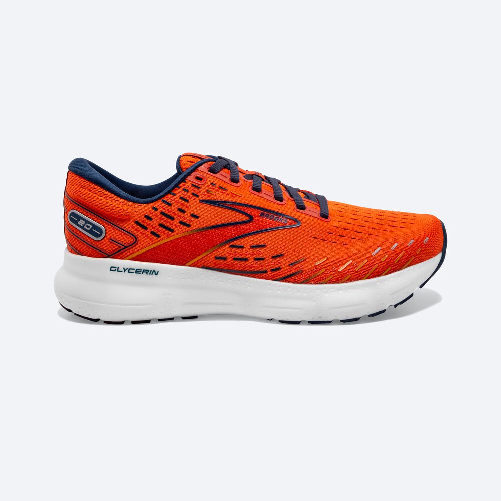 Zapatillas Running Brooks Glycerin 20 Hombre Naranjas/Marrones | JQN821097