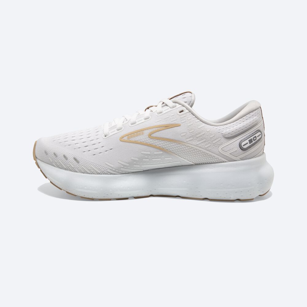 Zapatillas Running Brooks Glycerin 20 Hombre Blancas/Kaki | VGY706893