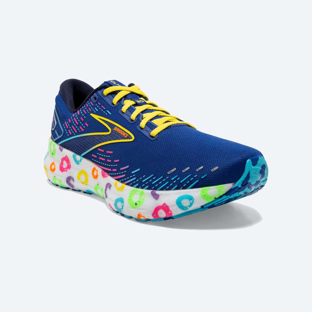 Zapatillas Running Brooks Glycerin 20 Mujer Azules/Azul Marino/Amarillo | BZD192874