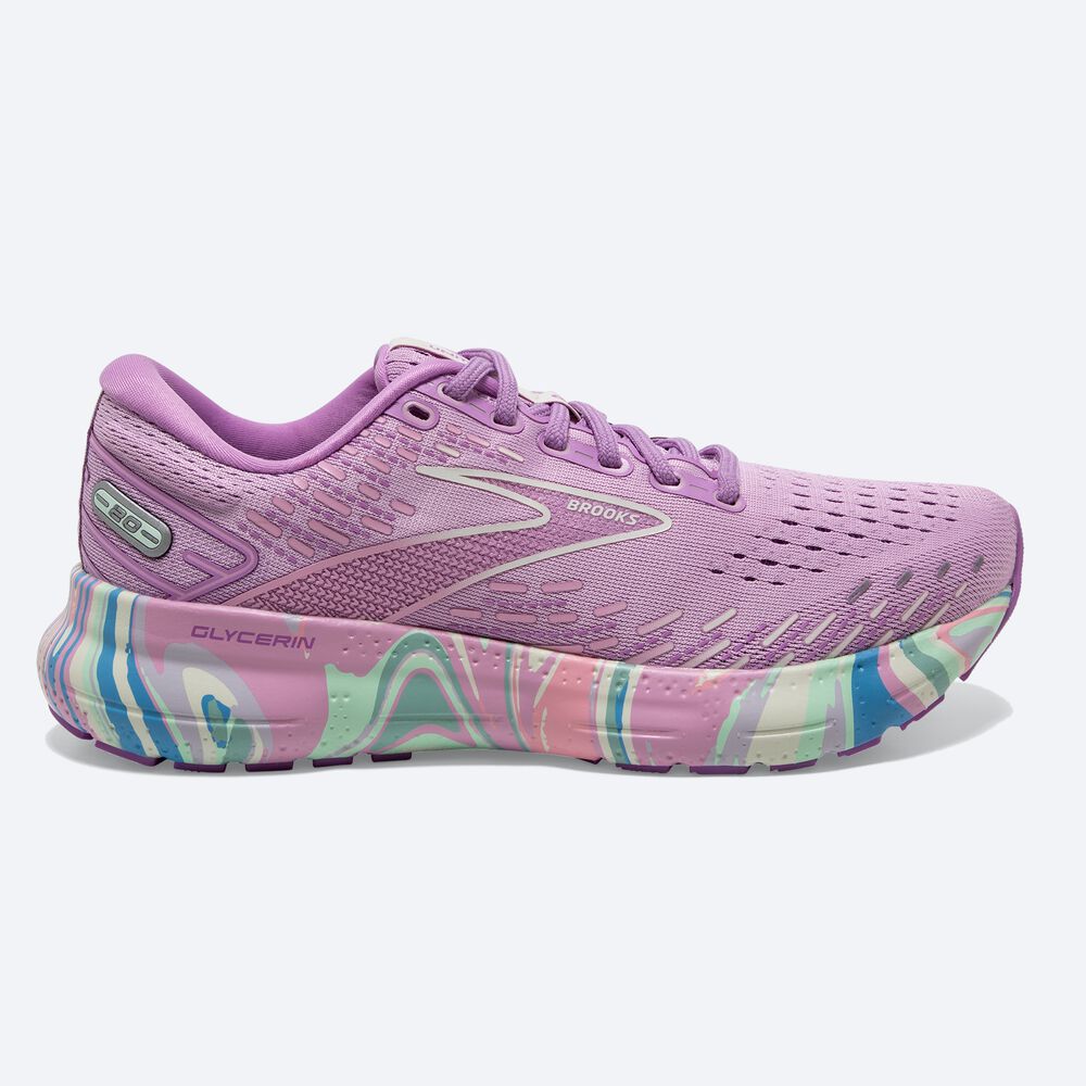 Zapatillas Running Brooks Glycerin 20 Mujer Moradas/Moradas | DGV473250